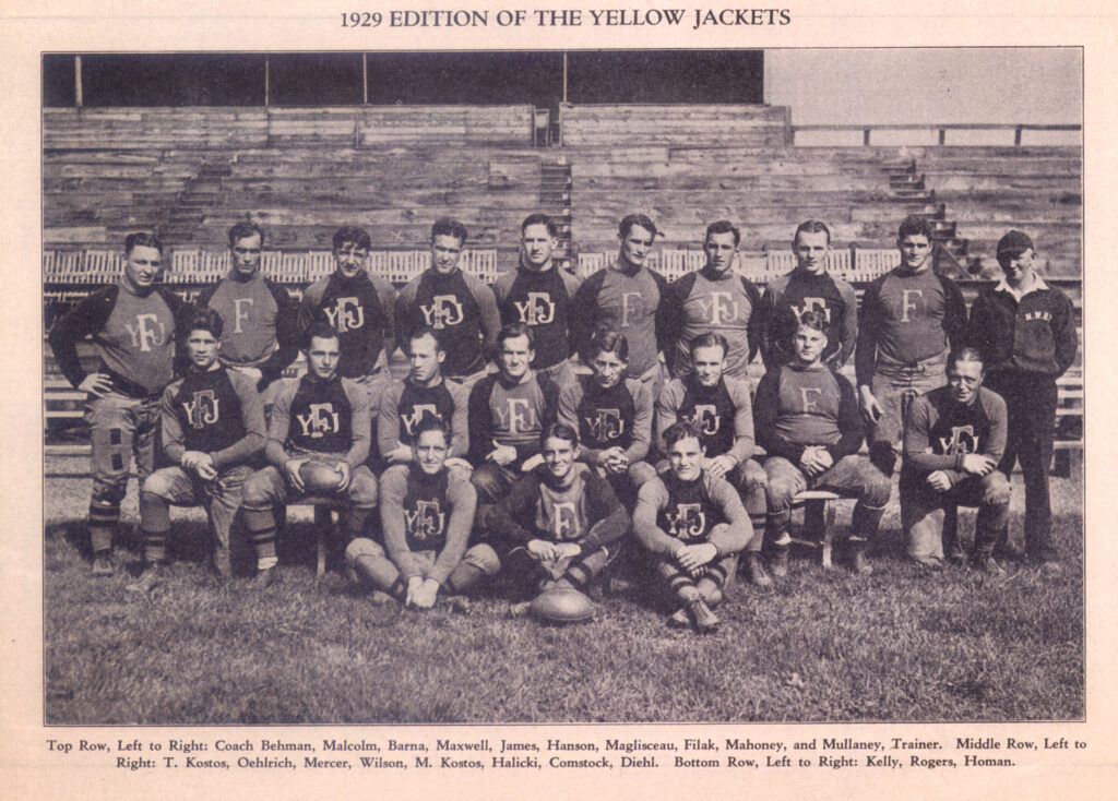 1929 Frankford Yellow Jackets team photo (Photo credit: Historical Society of Frankford)