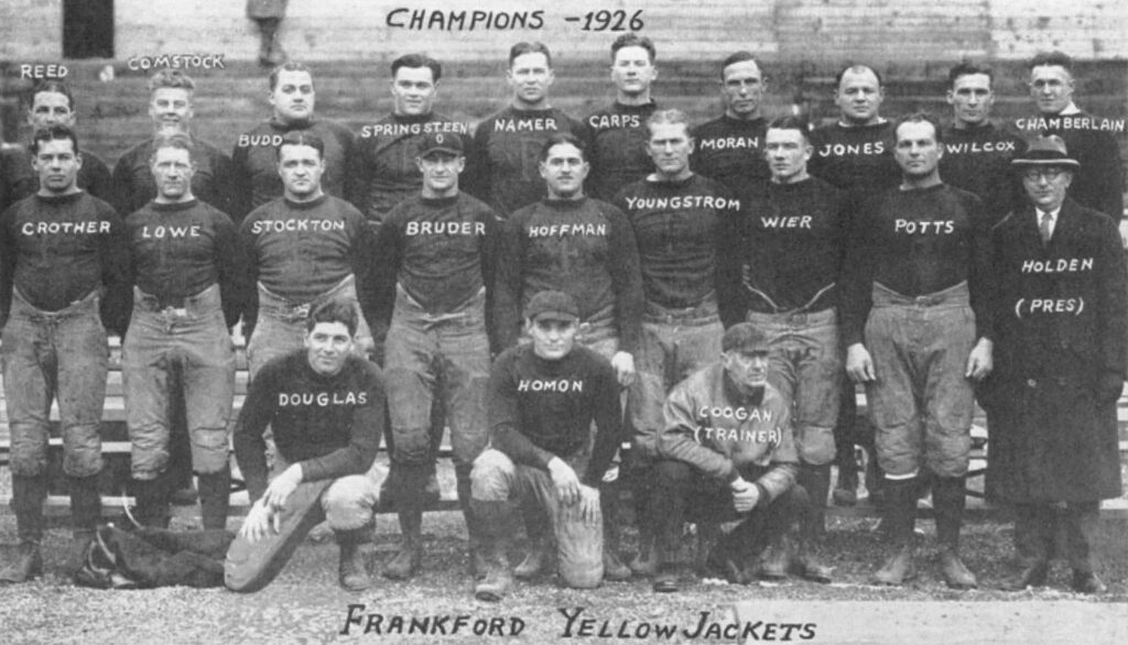 1926 World Champion Frankford Yellow Jackets